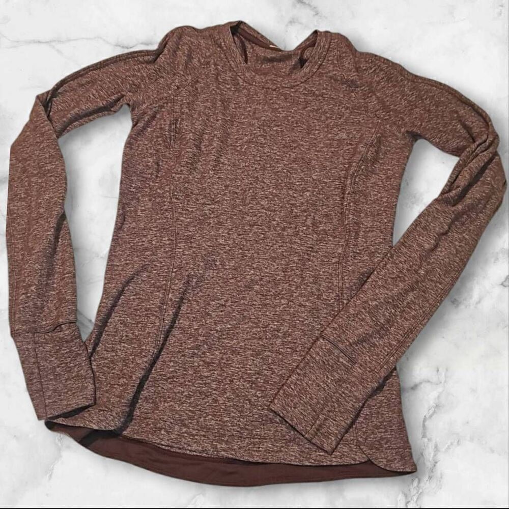 Lululemon Size 6 Heathered Purple Pull Over